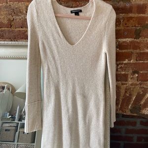 Something Navy Long Sleeve Sweater Dress